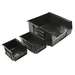 Ultra Stack and Hang Bin, 5-3/8 x 4-1/8 x 3in Outer Dimension, Conductive Black, 24 per Case